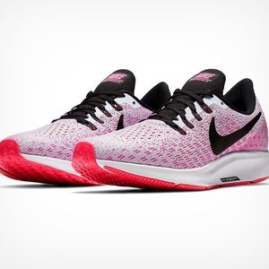 NIKE WOMENS AIR ZOOM PEGASUS 35, PINK 8.5